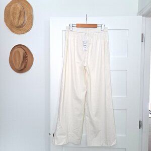 Olivia Linen-Blend Wide-Leg Pants - Laura